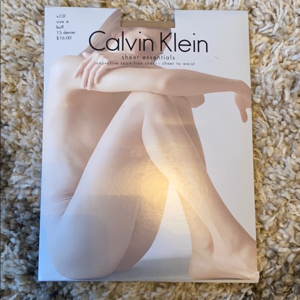 Calvin Klein nude tights
